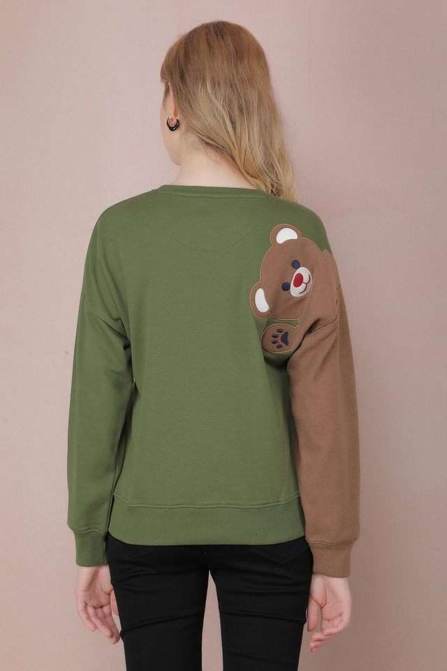 Graphic-Print-Round-Neck-Blended-Fabric-Women-s-Winter-Wear-Sweatshirt