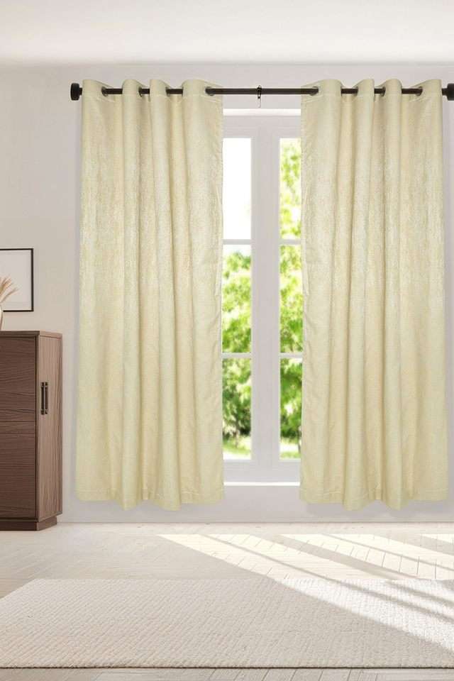 Pristine-Diamond-Jacq-Nutrl-Door-Curtain-S/2