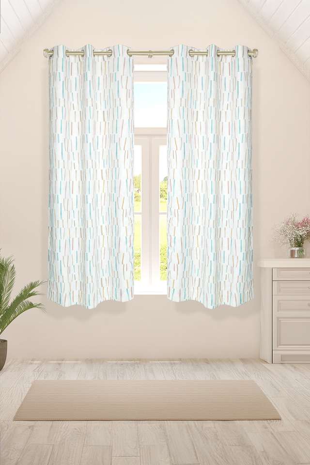 Adorne-Printed-Broken-Stripe-Ntrl-Window-Curtains-Set-Of-2
