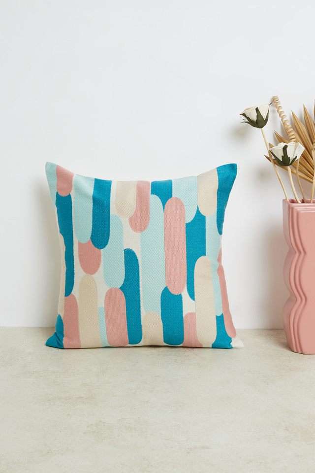 Bold-Boho-Oblong-Layered-Aqua-Cushion-Cover-40x40-CC