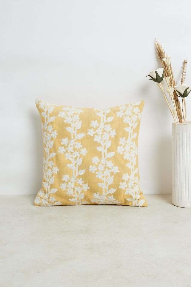 Sundried-Floral-Trellis-Ochre-Cushion-Cover-40x40-CC