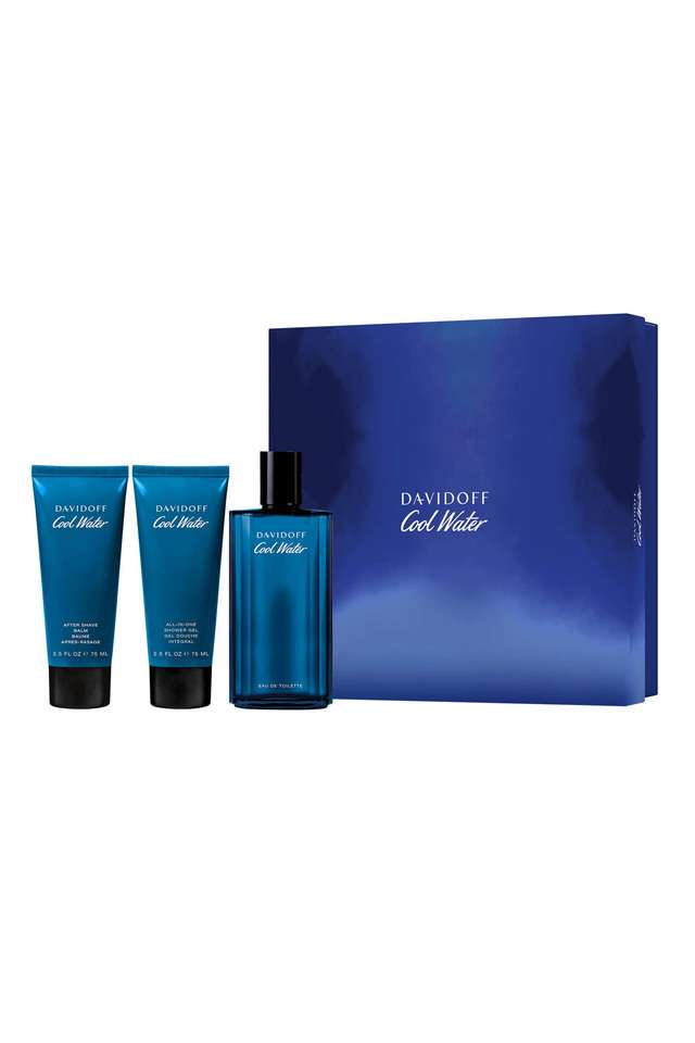 Cool-Water-Perfume-Gift-Set-for-Men---Pack-of-3-(125-ml-EDT -75-ml-Shower-Gel-&-75-ml-After-Shave-Balm)