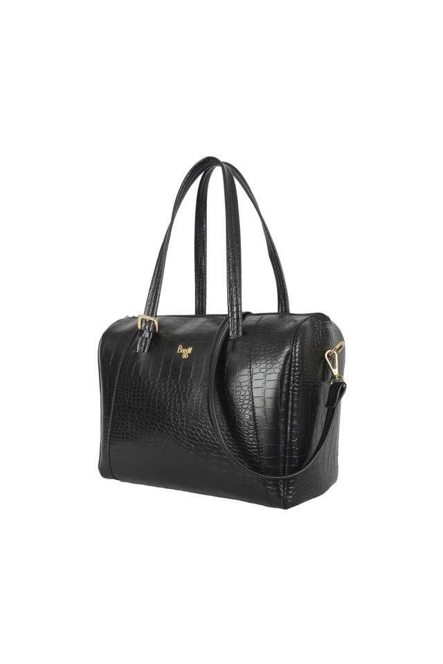 Solid-PVC-Zipper-Closure-Women-s-Shoulder-Bag