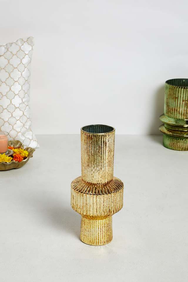 Poetic-Botanicals-Gold-Rib-Sleek-Vase