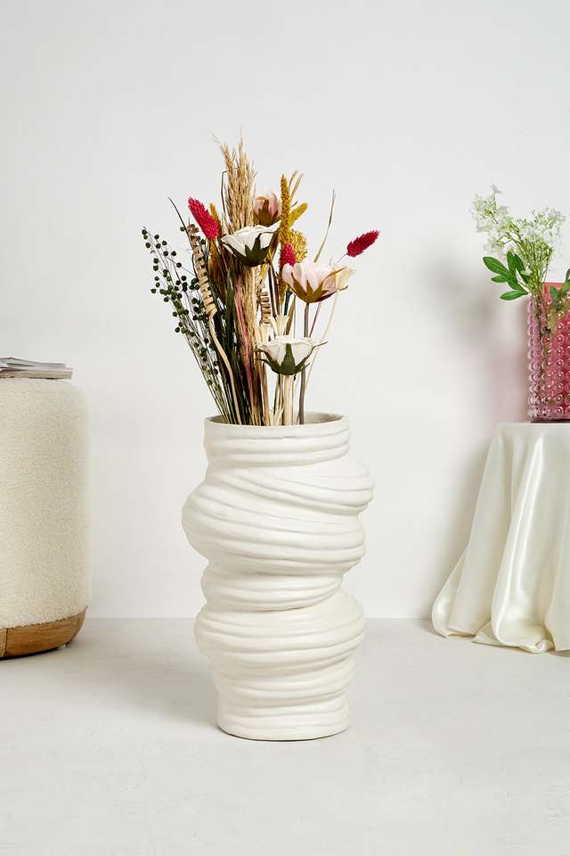 Modern-Papermache-Organic-Ring-Vase
