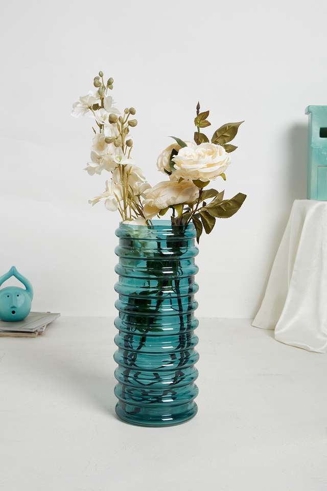 Bold-Boho-Ring-Teal-Vase-35-Cm