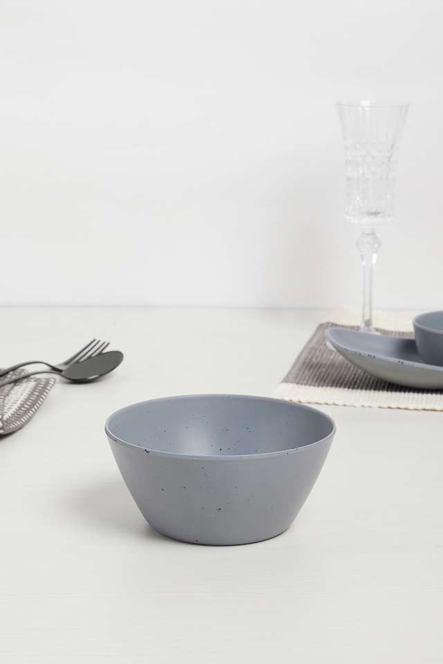 Modern-Solid-Matte-Grey-Serving-Bowl-Tall