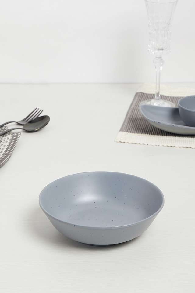 Modern-Solid-Matte-Grey-Serving-Bowl-Wide