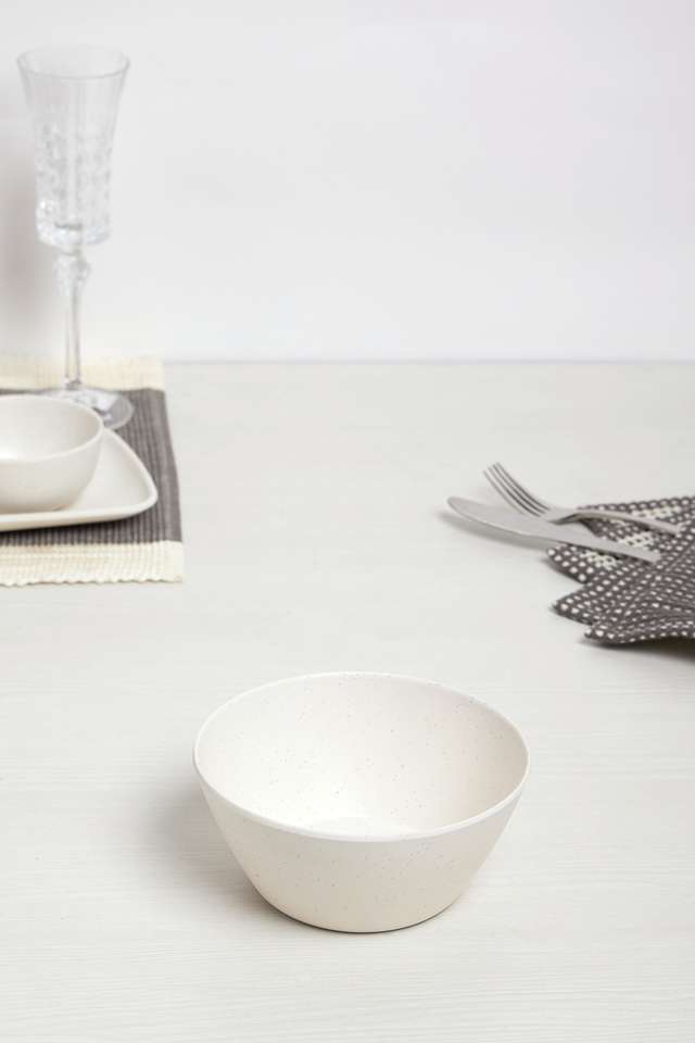 Modernsolid-Matte-Beige-Serving-Bowl-Tall