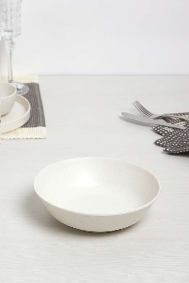 Modernsolid-Matte-Beige-Serving-Bowl-Wide