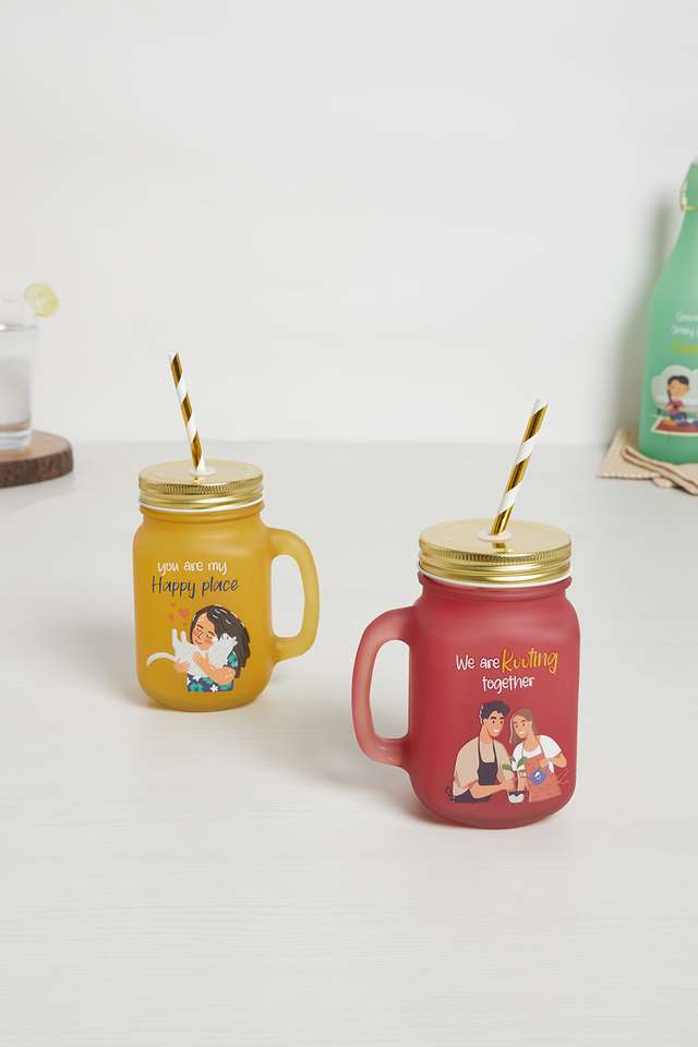 Popart-Treat-Yourself-Pets-Mason-Jars-Set-Of-2-Ry