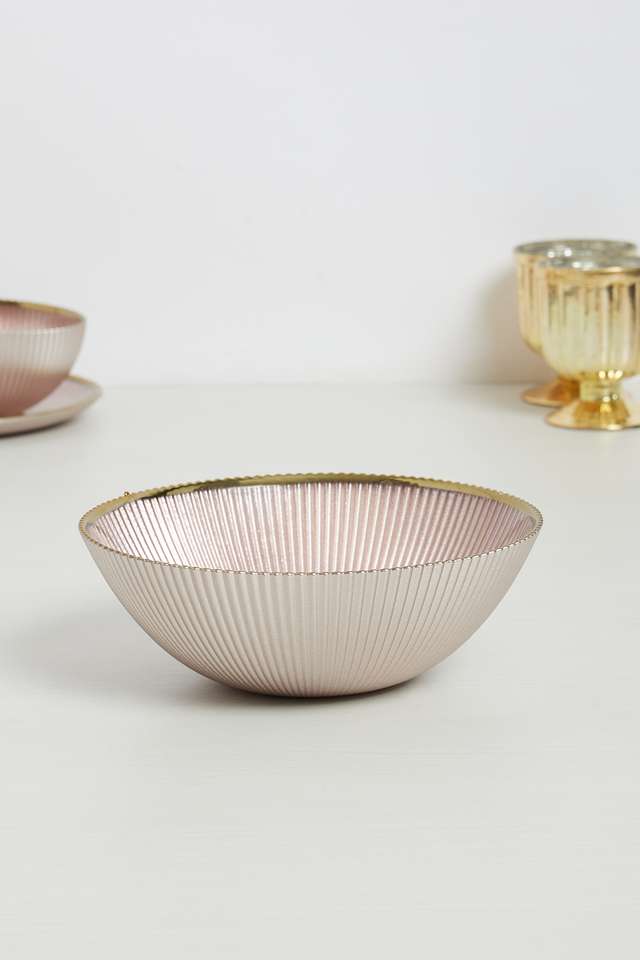 Golden-Garden-Serving-Bowl-Pink