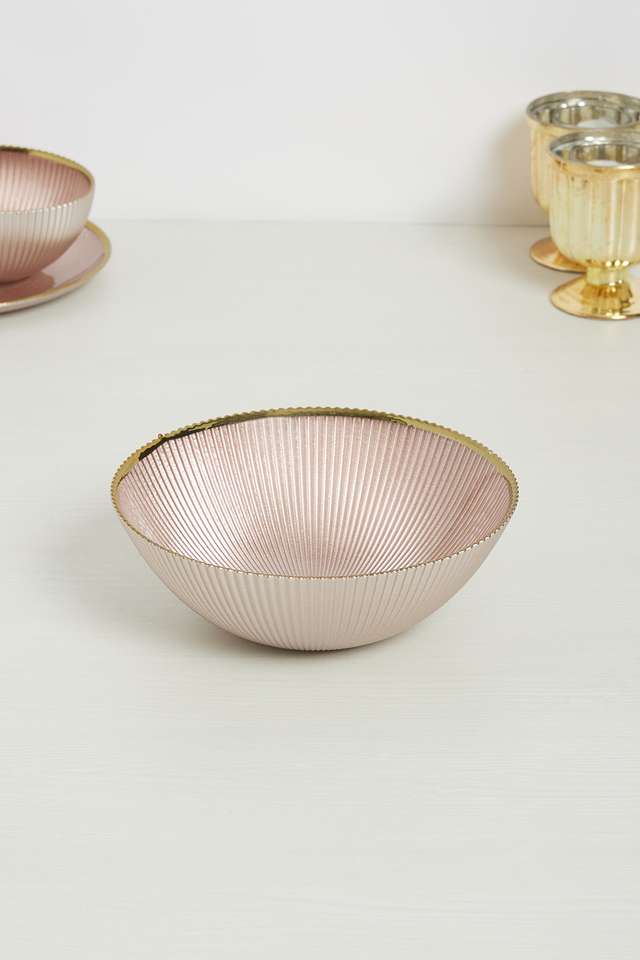 Golden-Garden-Serving-Bowl-Pink