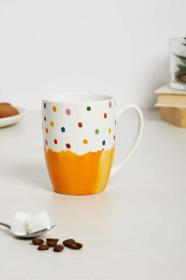 Bold-Boho-Polka-Orange-Mug-350-ml