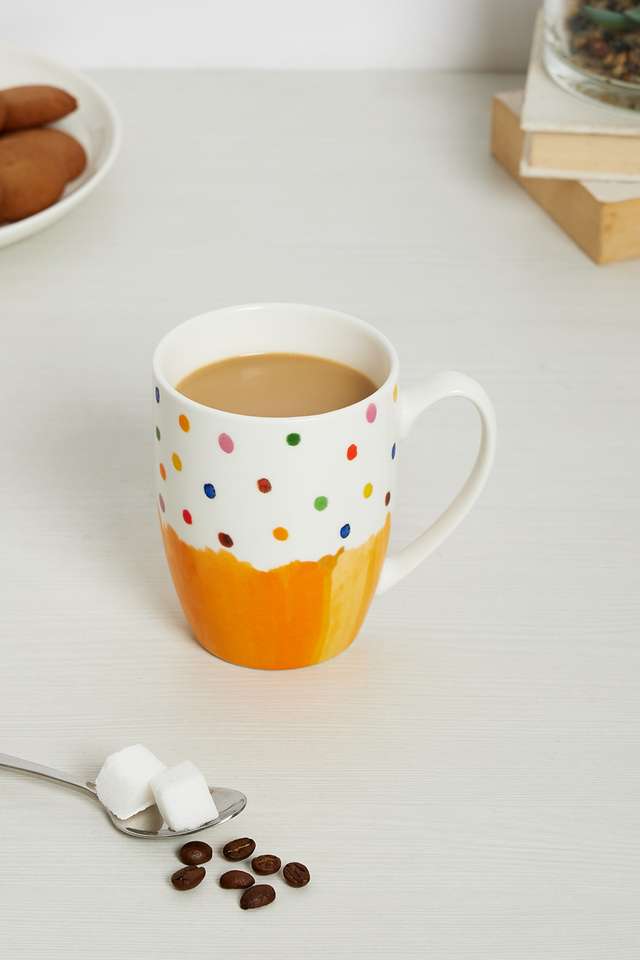 Bold-Boho-Polka-Orange-Mug-350-ml