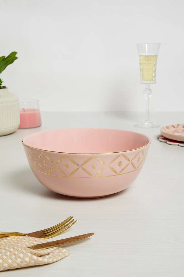 Zest-Golden-Garden-Serving-Bowl-20-cm