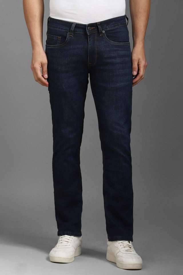 Light-Wash-Cotton-Blend-Slim-Fit-Men-s-Jeans