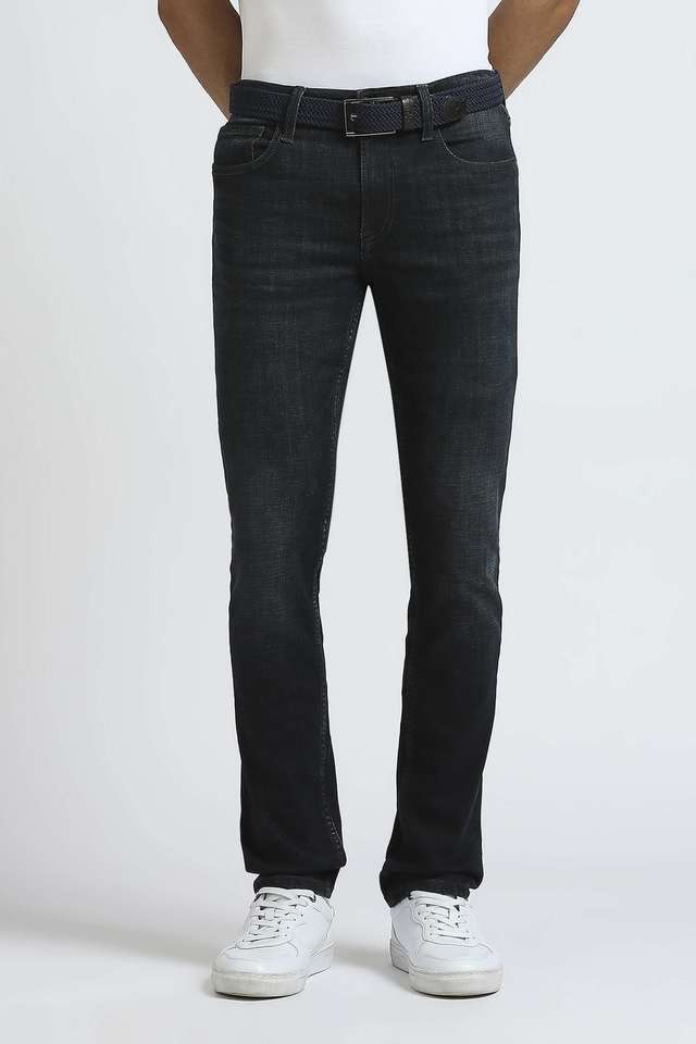 Light-Wash-Cotton-Straight-Fit-Men-s-Jeans