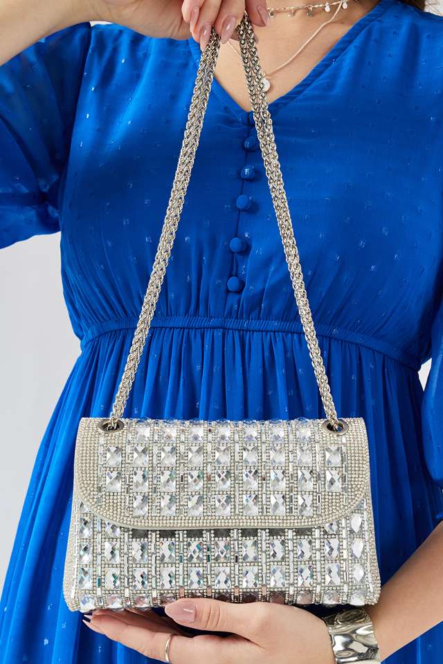 Crystal-Galaxy-PU-Zipper-Closure-Women-s-Sling-Bag