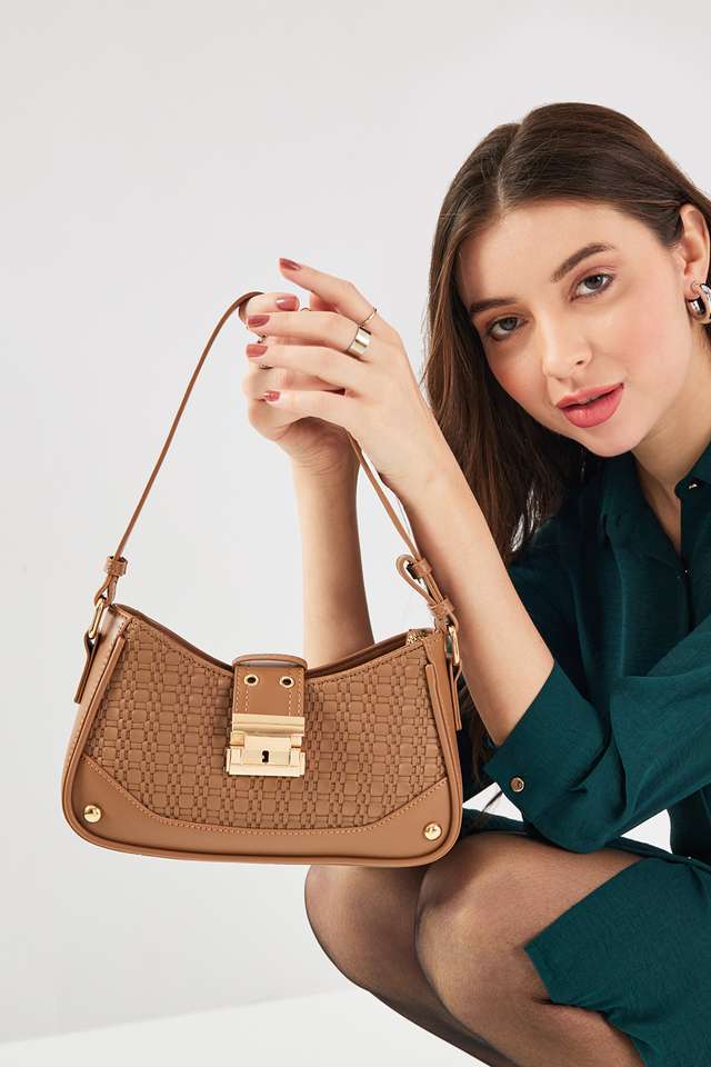 Buckle-Up-PU-Zipper-Closure-Women-s-Party-Wear-Sling-Bag