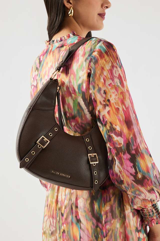 Buckle-Up-PU-Zipper-Closure-Women-s-Hobo-Bag