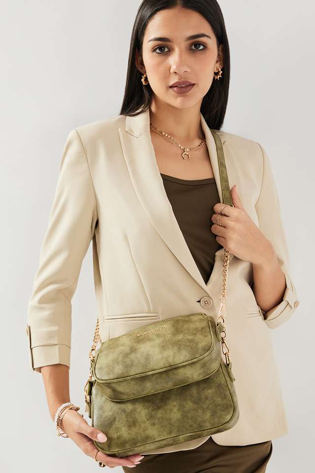 Timeworn-PU-Zipper-Closure-Women-s-Sling-Bag