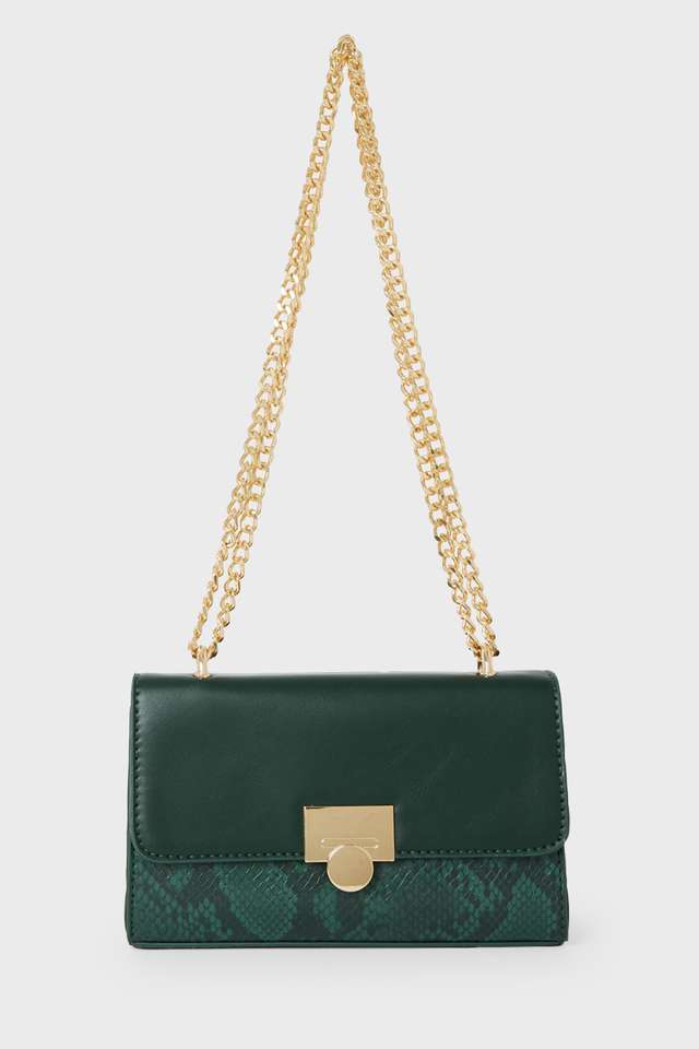 Lines-Texture-PU-Zipper-Closure-Women-s-Party-Wear-Sling-Bag