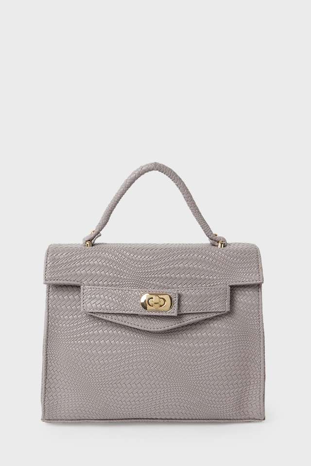 Solid-PU-Zipper-Closure-Women-s-Satchel-Bag