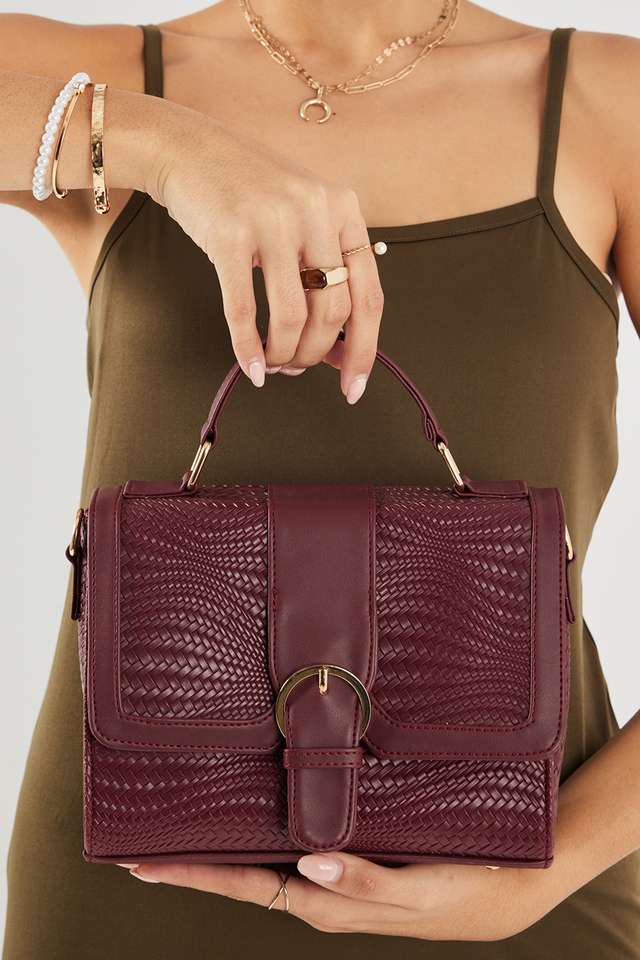 Solid-PU-Zipper-Closure-Women-s-Satchel-Bag