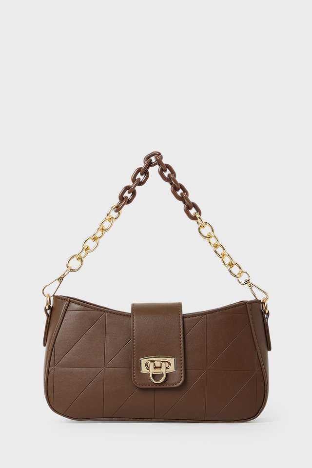 Solid-PU-Zipper-Closure-Women-s-Sling-Bag
