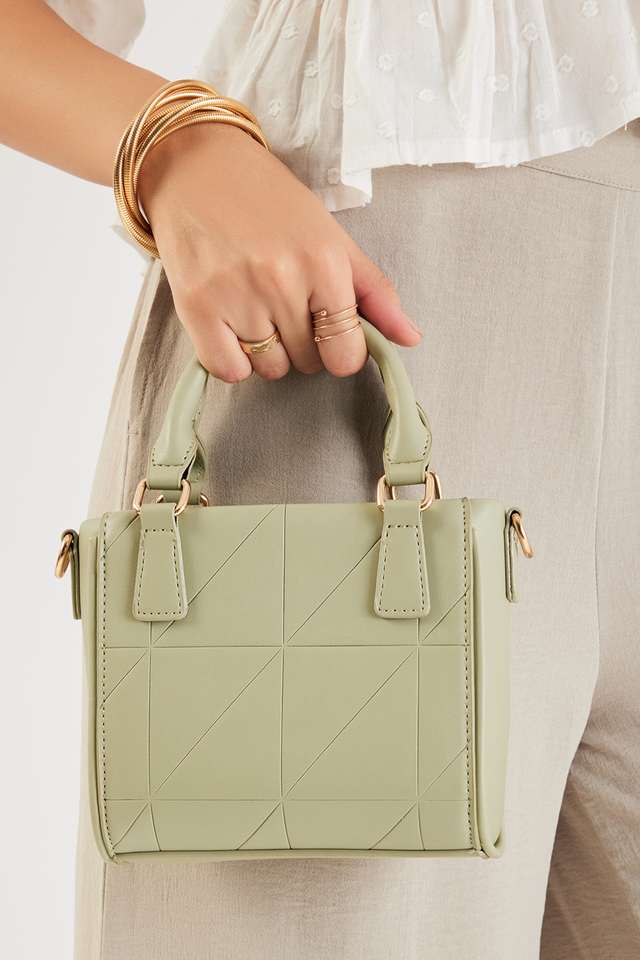 Solid-PU-Zipper-Closure-Women-s-Sling-Bag