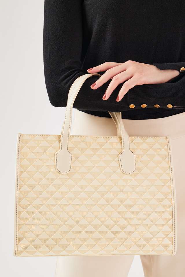 Solid-PU-Zipper-Closure-Women-s-Tote-Bag