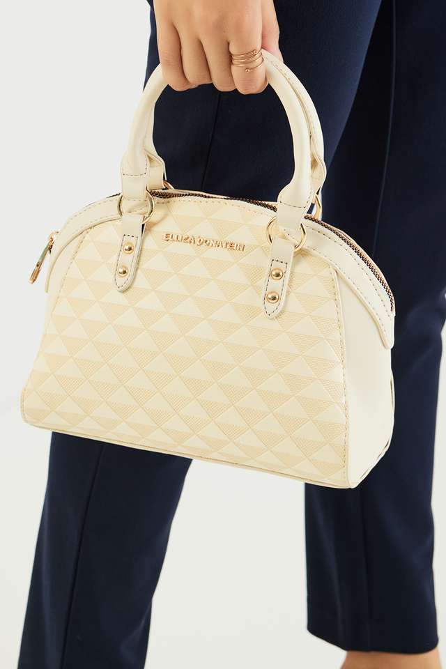 Solid-Pu-Zipper-Closure-WoMen-s-Satchel-Bag