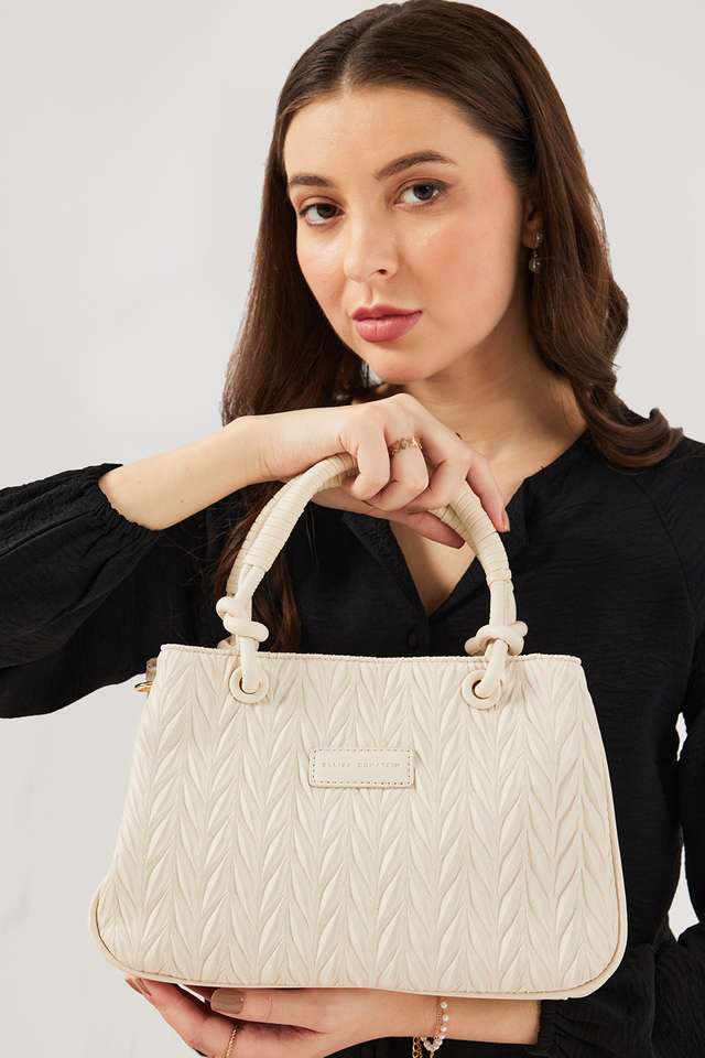 Solid-PU-Zipper-Closure-Women-s-Satchel-Bag