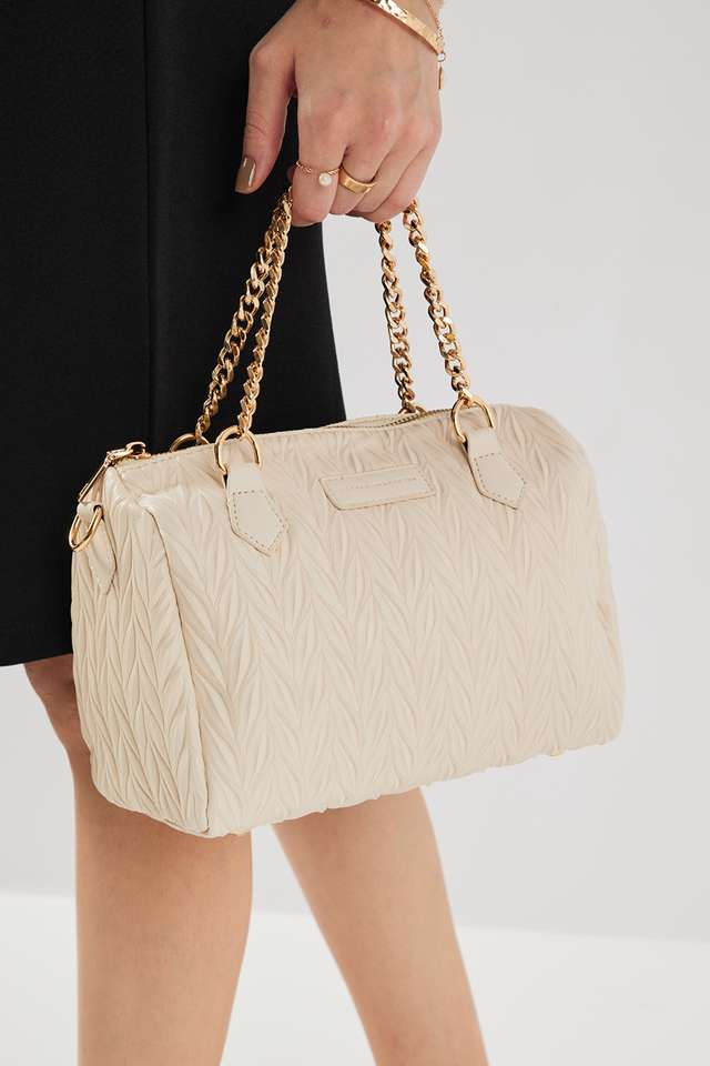 Solid-PU-Zipper-Closure-Women-s-HandBag