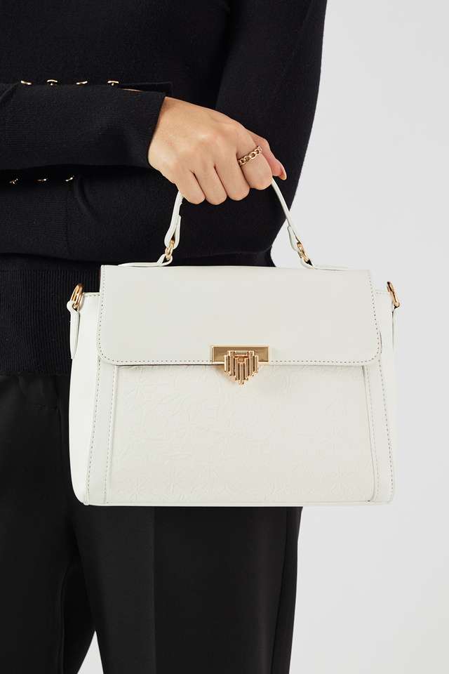 Solid-PU-Zipper-Closure-Women-s-Satchel-Bag