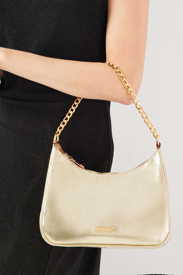 Solid-PU-Zipper-Closure-Women-s-Sling-Bag