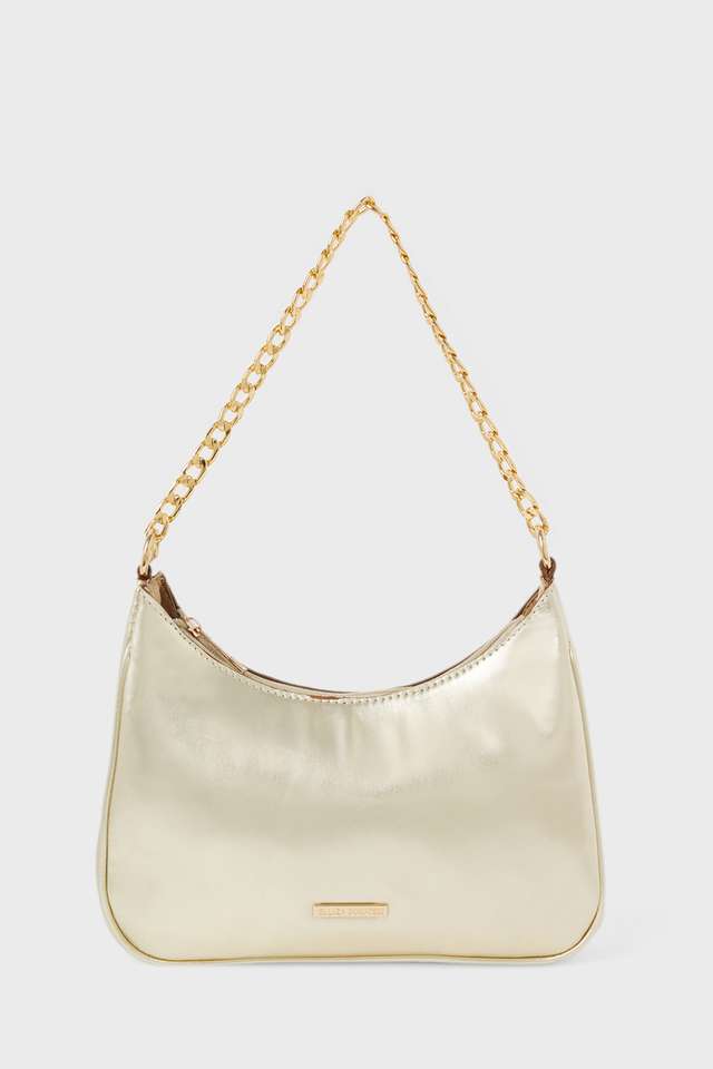 Solid-PU-Zipper-Closure-Women-s-Sling-Bag