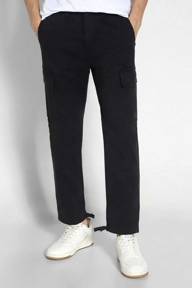 Solid-Cotton-Slim-Fit-Men-s-Casual-Wear-Trousers