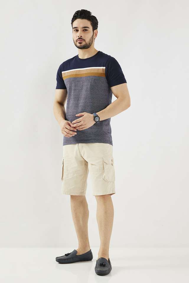 Stripes-Cotton-Regular-Fit-Men-T-Shirt