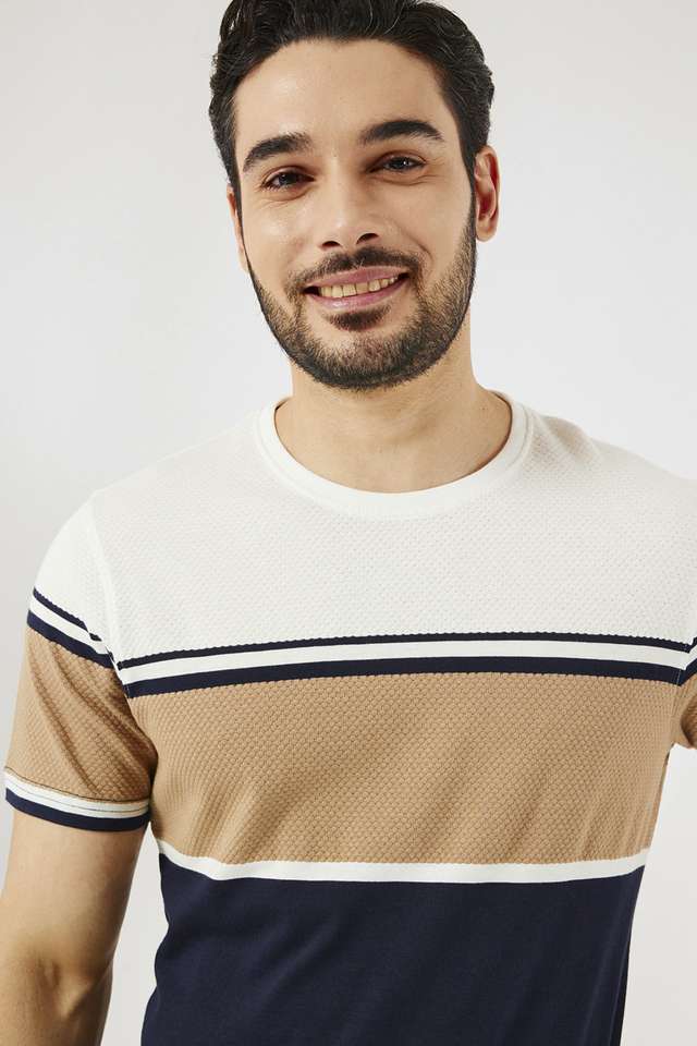 Stripes-Cotton-Regular-Fit-Men-T-Shirt