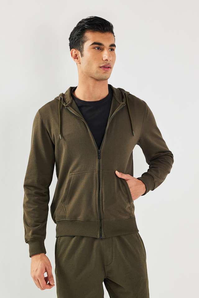 Solid-Blended-Fabric-Regular-Fit-Men-Sweatshirt