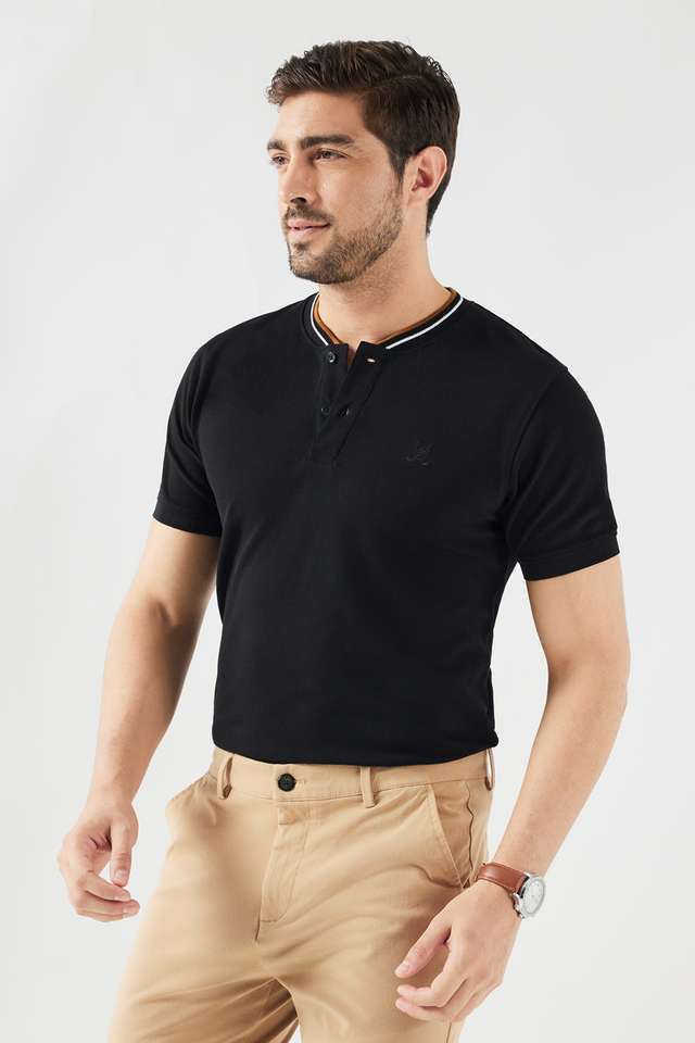 Solid-Cotton-Polo-Men-s-T-Shirt
