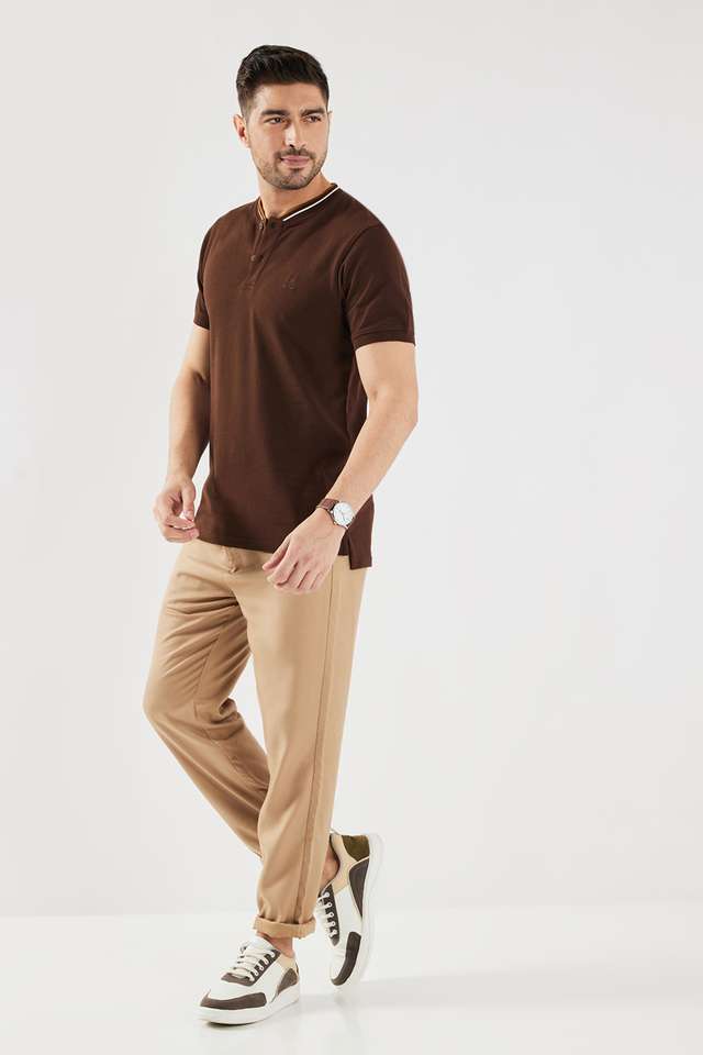 Solid-Cotton-Polo-Men-s-T-Shirt