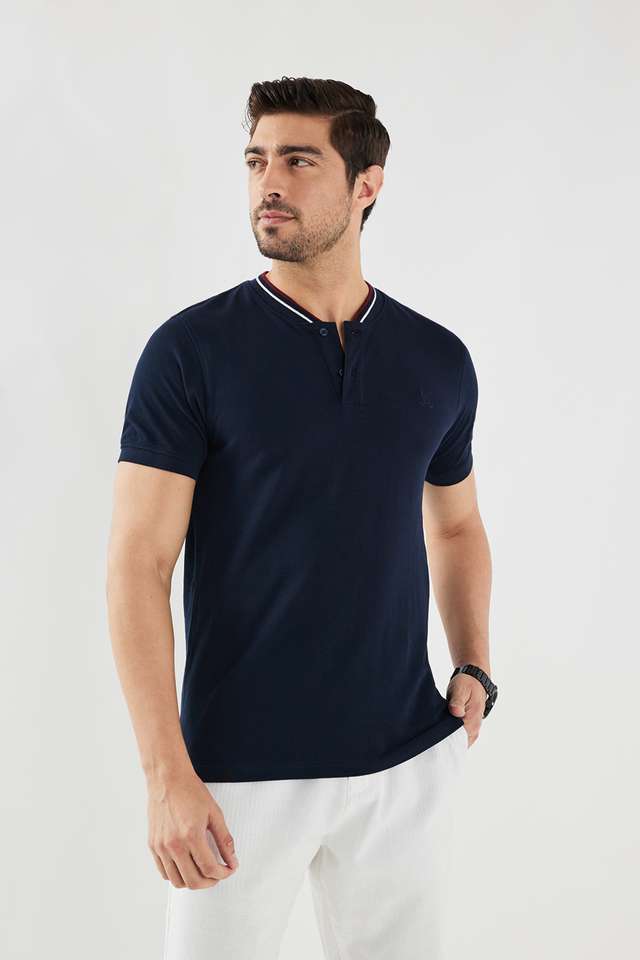 Solid-Cotton-Polo-Men-s-T-Shirt