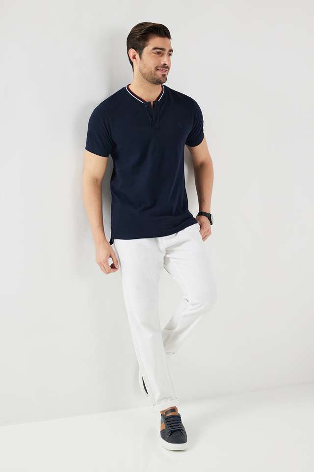 Solid-Cotton-Polo-Men-s-T-Shirt