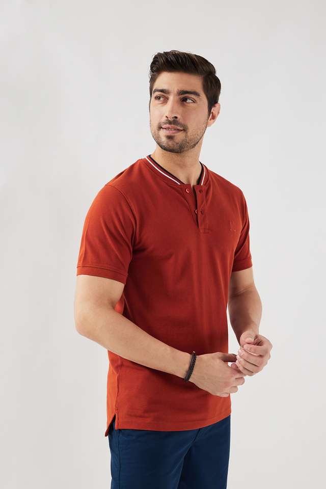 Solid-Cotton-Polo-Men-s-T-Shirt