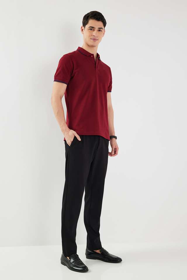 Solid-Cotton-Polo-Men-s-T-Shirt