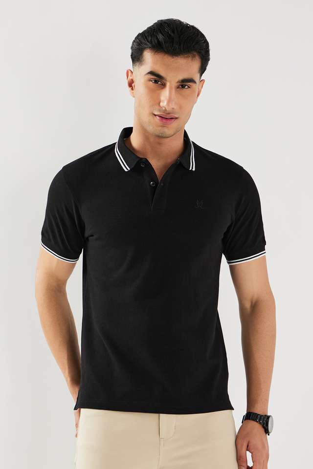 Solid-Cotton-Polo-Men-s-T-Shirt