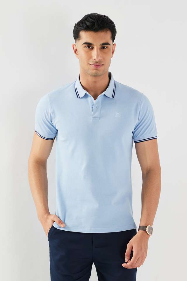Solid-Cotton-Polo-Men-s-T-Shirt